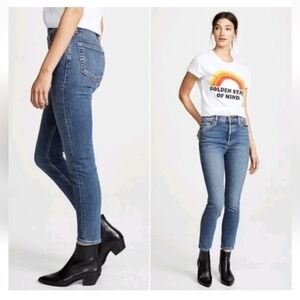 Re/Done Originals - HIGH RISE ANKLE CROP STRETCH  Size 26 Nwot